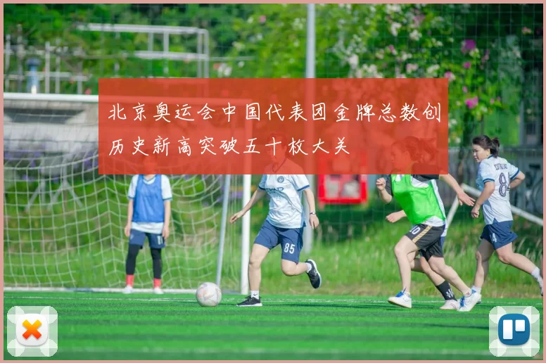 北京奥运会中国代表团金牌总数创历史新高突破五十枚大关